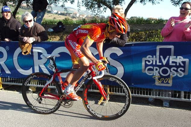 Joaquim Rodriguez (Spanien Caisse d Epargne) -  Radsport Herren Tirreno Adriatico 2008, Straßenradsport, Straße, Rad Gruppe 3. Etappe: Gubbio - Montelupone Radsport Herren Tirreno Adriatico 2008, Straßenradsport, Straße, Rad Gruppe 3. Etappe: Gubbio - Montelupone