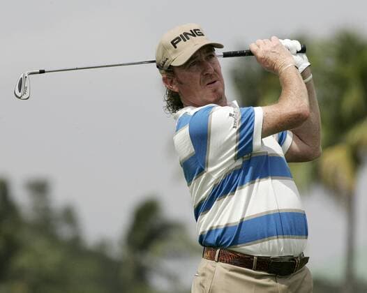 Miguel Angel Jimenez (Spanien) -  (mia20080320721) Golf Herren WGC CA World Championship 2008, PGA Tour Einzelbild Doral Miami Golf Herren WGC CA World Championship 2008, PGA Tour Einzelbild Doral Miami