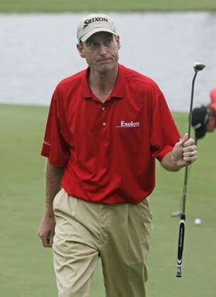 Jim Furyk (USA) enttäuscht -  (MIA20080324711) Golf Herren WGC CA Championship 2008, PGA Tour Einzelbild Doral Miami Enttäuschung, Golf Herren WGC CA Championship 2008, PGA Tour Einzelbild Doral Miami Enttäuschung,