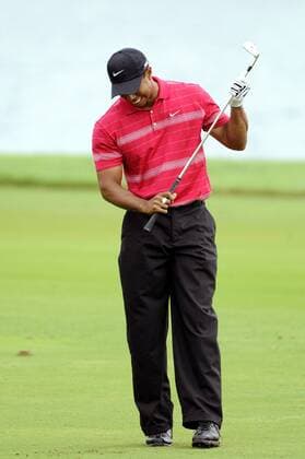 Tiger Woods (USA) verzweifelt - (Icon7960008) Golf Herren WGC CA Championship 2008, PGA Tour Einzelbild Doral Miami Verzweiflung, Wut, Enttäuschung, Golf Herren WGC CA Championship 2008, PGA Tour Einzelbild Doral Miami Verzweiflung, Wut, Enttäuschung, EDITORIAL USE ONLY