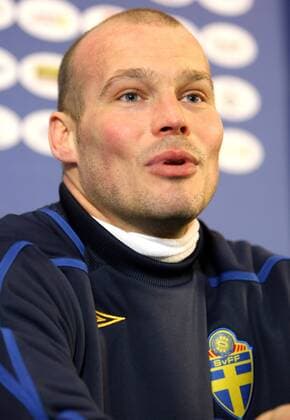 Fredrik Ljungberg (Schweden) - Pressekonferenz -  Fußball Herren Nationalmannschaft 2008, Pressetermin Porträt London Fußball Herren Nationalmannschaft 2008, Pressetermin Porträt London