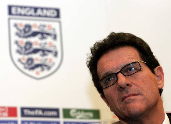 Nationaltrainer Fabio Capello (England) - EDITORIAL USE ONLY. No use with unauthorised audio, video, data, fixture lists, club league logos or live services. Online in-match use limited to 120 images, no video emulation. No use in betting, games or single club league player publications. Fußball Herren Nationalteam 2008, Pressekonferenz, Pressetermin Porträt London Fußball Herren Nationalteam 2008, Pressekonferenz, Pressetermin Porträt London