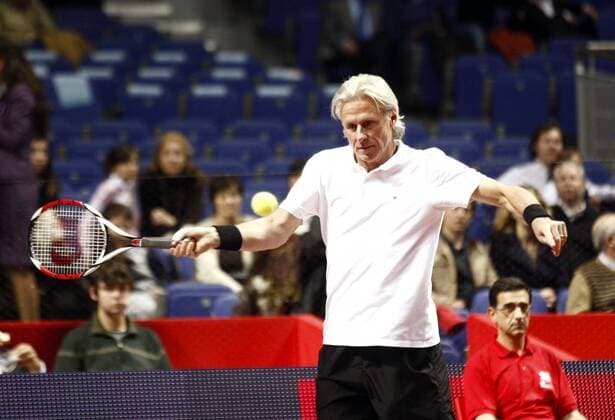 Björn Borg (Schweden) -  - NOxONLINExUSE Tennis Herren Masters Senior Championship 2008 Einzelbild Madrid Tennis Herren Masters Senior Championship 2008 Einzelbild Madrid