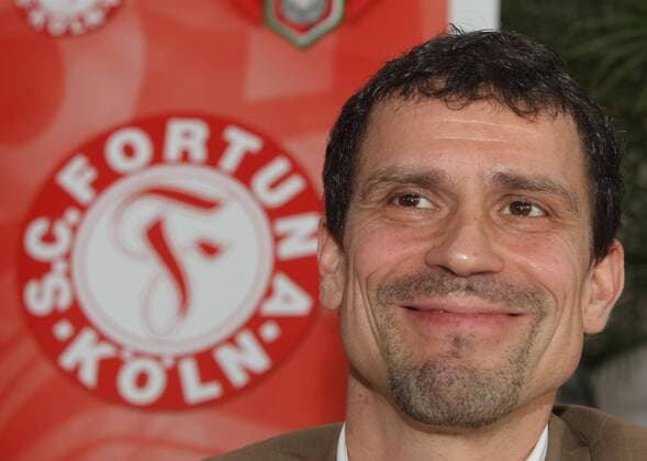 Trainer Matthias Mink (Fortuna Köln) Fußball Herren Verbandsliga 2007 2008, SC Fortuna Köln, Pressekonferenz, Pressetermin Porträt Köln Fußball Herren Verbandsliga 2007 2008, SC Fortuna Köln, Pressekonferenz, Pressetermin Porträt Köln