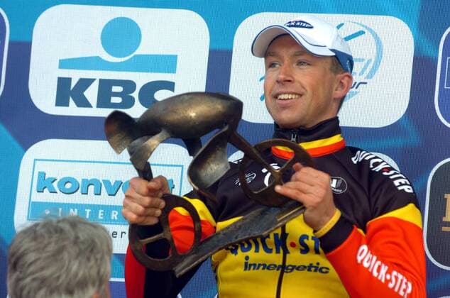 Stijn Devolder (Belgien Quick Step Innergetic) gewinnt die Flandernrundfahrt 2008 -  Radsport Herren Flandernrundfahrt 2008, Flandern Rundfahrt, ProTour, Straßenradsport, Straße, Rad Einzelbild Freude, Radsport Herren Flandernrundfahrt 2008, Flandern Rundfahrt, ProTour, Straßenradsport, Straße, Rad Einzelbild Freude,