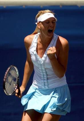 Maria Sharapova (Russland) jubelt - (Icon27717654) Tennis Damen Bausch and Lomb Championships 2008, WTA Tour, Finale, Einzelbild Amelia Island Freude, Begeisterung, Tennis Damen Bausch and Lomb Championships 2008, WTA Tour, Finale, Einzelbild Amelia Island Freude, Begeisterung, EDITORIAL USE ONLY