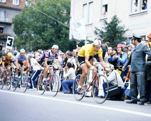 Dietrich Thurau (BR Deutschland, re.) Radsport Herren Tour de France 1977, Straßenradsport, Straße, Rad, Gruppe Freiburg Dynamik, Radsport Herren Tour de France 1977, Straßenradsport, Straße, Rad, Gruppe Freiburg Dynamik,