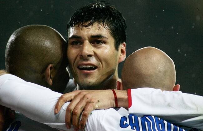 Julio Cruz (Inter Mailand, Mitte) - Torjubel -  Fußball Herren Serie A 2007 2008, 1. Italienische Liga, FC Internazionale Mailand, Inter Gruppe Turin Freude, Fußball Herren Serie A 2007 2008, 1. Italienische Liga, FC Internazionale Mailand, Inter Gruppe Turin Freude,