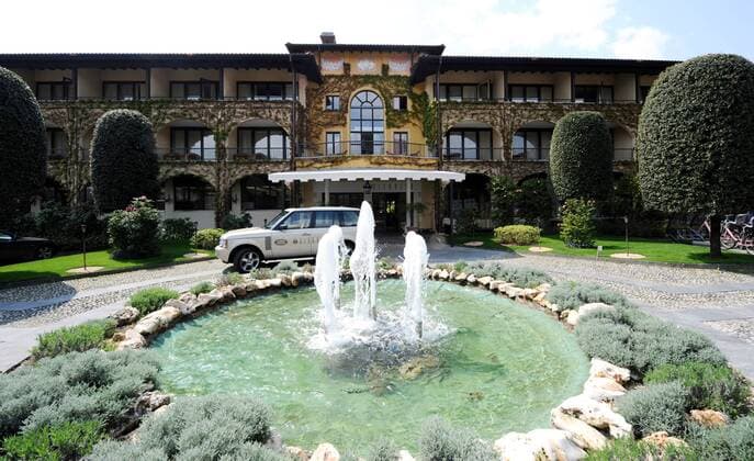 Hotel Il Giardino in Ascona - Unterkunft der deutschen Nationalmannschaft während der EM 2008 -  Fußball EM Herren EM 2008, Euro, Vorschau Totale Ascona Fußball EM Herren EM 2008, Euro, Vorschau Totale Ascona