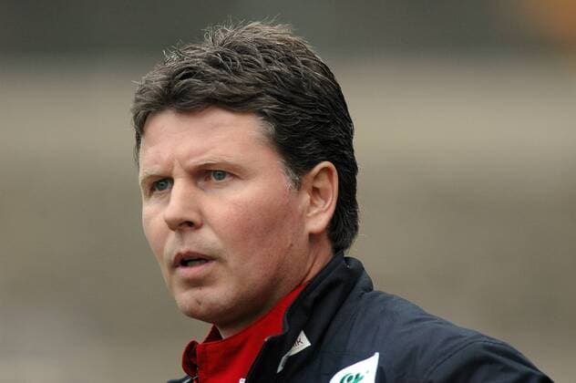 Trainer Michael Kulm (Essen) Fußball Herren Regionalliga Nord 2007 2008, 3. Liga, Rot Weiss Essen, RWE, RW Porträt Wuppertal Fußball Herren Regionalliga Nord 2007 2008, 3. Liga, Rot Weiss Essen, RWE, RW Porträt Wuppertal