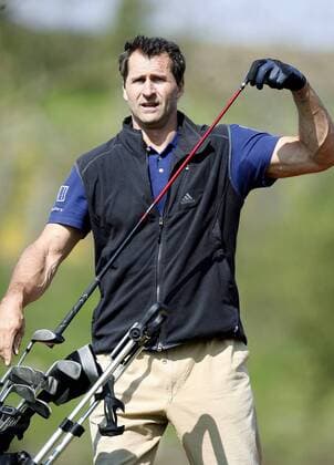 Lars Riedel (Deutschland) anlässlich des Eagles Charity Golfcup 2008 Leichtathletik Herren Eagles Charity Golfcup 2008, Golf Cup, Freizeit, Freizeitsport, Ausgleich, Ausgleichssport Einzelbild Rust Leichtathletik Herren Eagles Charity Golfcup 2008, Golf Cup, Freizeit, Freizeitsport, Ausgleich, Ausgleichssport Einzelbild Rust