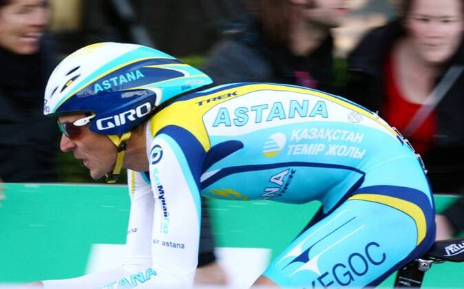 Andreas Klöden (Deutschland Astana) Radsport Herren Tour de Romandie 2008, Straßenradsport, Straße, Rad, Prolog, Zeitfahren, Einzelzeitfahren Einzelbild ProTour Genf Radsport Herren Tour de Romandie 2008, Straßenradsport, Straße, Rad, Prolog, Zeitfahren, Einzelzeitfahren Einzelbild ProTour Genf