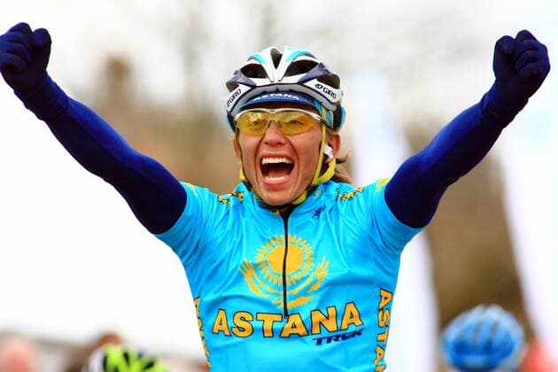 Maxim Iglinskiy (Kasachstan Astana) gewinnt die 2. Etappe der Tour de Romandie 2008 Radsport Herren Tour de Romandie 2008, Straßenradsport, Straße, Rad, Einzelbild ProTour 2.Etappe: Morges - Saignelegier Freude, Begeisterung, Radsport Herren Tour de Romandie 2008, Straßenradsport, Straße, Rad, Einzelbild ProTour 2.Etappe: Morges - Saignelegier Freude, Begeisterung,