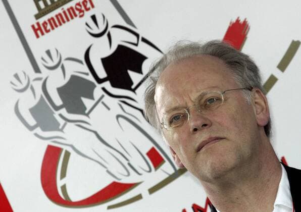 BDR Präsident Rudolf Scharping (Deutschland) Radsport Herren Rund um den Henninger Turm 2008, Straßenradsport, Straße, Rad, Vdig Porträt Frankfurt M. Radsport Herren Rund um den Henninger Turm 2008, Straßenradsport, Straße, Rad, Vdig Porträt Frankfurt M.