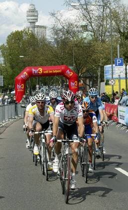 Karsten Kroon (Niederlande CSC) Radsport Herren Rund um den Henninger Turm 2008, Straßenradsport, Straße, Rad, Vdig Gruppe Frankfurt M. Radsport Herren Rund um den Henninger Turm 2008, Straßenradsport, Straße, Rad, Vdig Gruppe Frankfurt M.