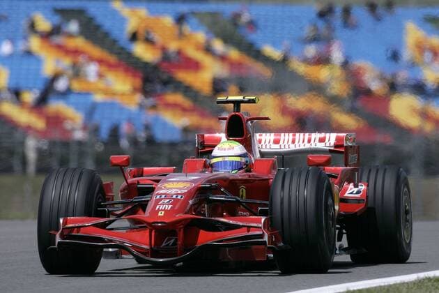 Felipe Massa (Brasilien Ferrari) in seinem Boliden Motorsport Grand Prix Herren Großer Preis der Türkei 2008, Formel 1 Weltmeisterschaft, F1, F, GP, WM, Qualifying Einzelbild Istanbul Motorsport Grand Prix Herren Großer Preis der Türkei 2008, Formel 1 Weltmeisterschaft, F1, F, GP, WM, Qualifying Einzelbild Istanbul