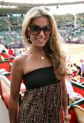 Sylvie van der Vaart, Ehefrau von Rafael van der Vaart (Niederlande HSV) zu Gast bei den Hamburger Masters Series 2008 Tennis Herren Masters Series Hamburg 2008, ATP Tour, Hamburger SV, Vdig Einzelbild Am Hamburger Rothenbaum Hamburg Tennis Herren Masters Series Hamburg 2008, ATP Tour, Hamburger SV, Vdig Einzelbild Am Hamburger Rothenbaum Hamburg