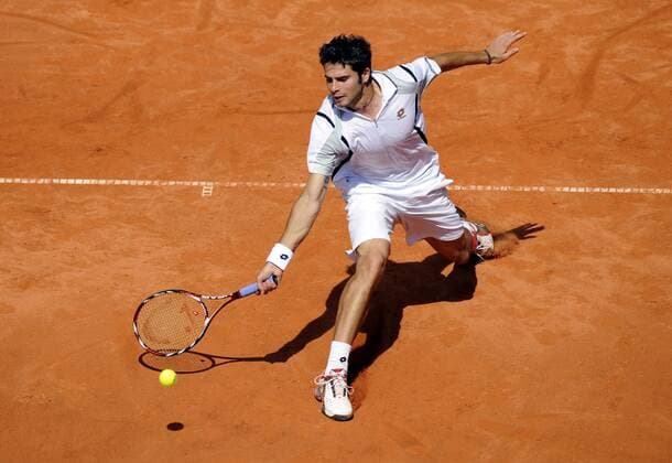 Simone Bolelli (Italien) Tennis Herren Masters Series Hamburg 2008, ATP Tour, Vdig Einzelbild Am Hamburger Rothenbaum Hamburg Tennis Herren Masters Series Hamburg 2008, ATP Tour, Vdig Einzelbild Am Hamburger Rothenbaum Hamburg