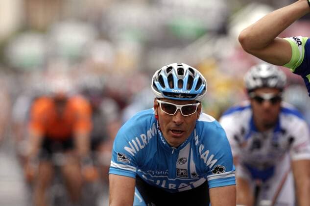Erik Zabel (Deutschland Milram) -  Radsport Herren Giro d Italia 2008, ditalia, Straßenradsport, Straße, Rad, Vdig Einzelbild 3. Etappe: Catania - Milazzo Radsport Herren Giro d Italia 2008, ditalia, Straßenradsport, Straße, Rad, Vdig Einzelbild 3. Etappe: Catania - Milazzo