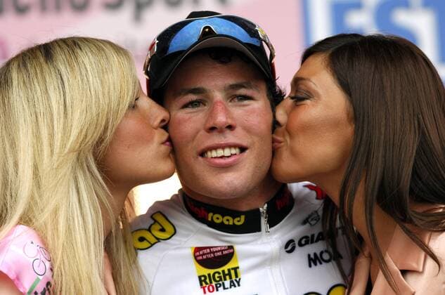 Mark Cavendish (Großbritannien High Road) gewinnt die 4.Etappe des Giro d Italia 2008 - Radsport Herren Giro d Italia 2008, dItalia, Straßenradsport, Straße, Rad Gruppe 4.Etappe: Pizzo Calabro - Catanzaro Lungomare Glück, Radsport Herren Giro d Italia 2008, dItalia, Straßenradsport, Straße, Rad Gruppe 4.Etappe: Pizzo Calabro - Catanzaro Lungomare Glück,