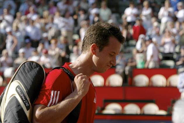 Philipp Kohlschreiber (Deutschland) enttäuscht Tennis Herren Masters Series Hamburg 2008, ATP Tour Einzelbild Am Hamburger Rothenbaum Hamburg Tennis Herren Masters Series Hamburg 2008, ATP Tour Einzelbild Am Hamburger Rothenbaum Hamburg