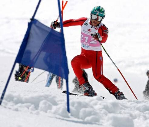 Bode Miller (USA) -  Alpiner Skilauf WM Herren Ski und Golf WM 2008, Ski Alpin, Skisport, Riesenslalom Einzelbild Kaprun, Zell am See Alpiner Skilauf WM Herren Ski und Golf WM 2008, Ski Alpin, Skisport, Riesenslalom Einzelbild Kaprun, Zell am See