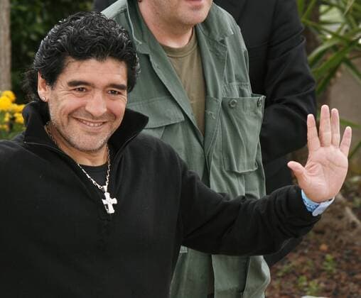 Diego Armando Maradona (Argentinien) während der 61. Filmfestspiele 2008 in Cannes -  (CAN20080520766) Fußball Herren 61. Internationale Filmfestspiele 2008, Internationales Filmfestival, Einzelbild Cannes Fußball Herren 61. Internationale Filmfestspiele 2008, Internationales Filmfestival, Einzelbild Cannes