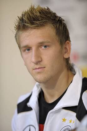 Marko Marin (Deutschland) - Pressekonferenz während des Trainingslagers auf Mallorca Fußball Herren DFB Pressekonferenz 2008, Nationalmannschaft, Trainingslager, Pressetermin Porträt Palma de Mallorca Fußball Herren DFB Pressekonferenz 2008, Nationalmannschaft, Trainingslager, Pressetermin Porträt Palma de Mallorca