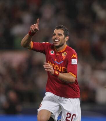 Simone Perrotta (AS Rom) - Torjubel - Fußball Herren Coppa Italia 2007 2008, Italienischer Pokal, Pokalspiel, Pokalfinale, Finale, Einzelbild Rom Freude, Fußball Herren Coppa Italia 2007 2008, Italienischer Pokal, Pokalspiel, Pokalfinale, Finale, Einzelbild Rom Freude,