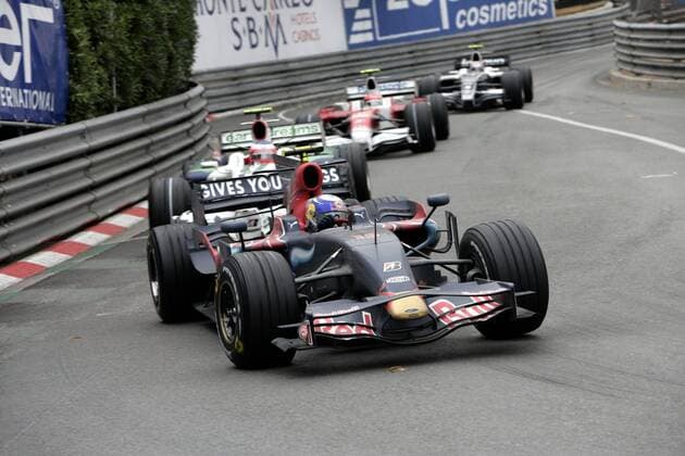 Sebastian Vettel (Deutschland Toro Rosso) Motorsport Grand Prix Herren Großer Preis von Monaco 2008, Formel 1 Weltmeisterschaft, F1, F, GP, WM Einzelbild Monte Carlo