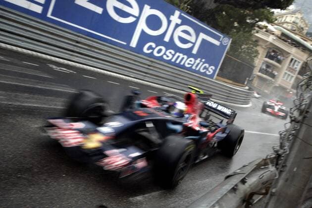Sebastian Vettel (Deutschland Toro Rosso) Motorsport Grand Prix Herren Großer Preis von Monaco 2008, Formel 1 Weltmeisterschaft, F1, F, GP, WM Einzelbild Monte Carlo Dynamik,
