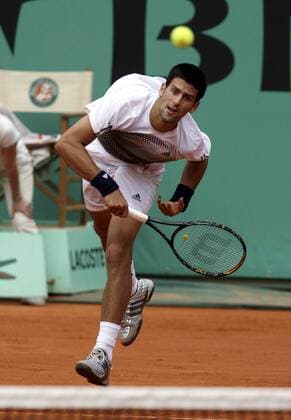 Novak Djokovic (Serbien) Tennis Herren French Open 2008, ATP Tour, Grand Slam, Roland Garros Einzelbild Paris