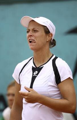 Martina Müller (Deutschland) Tennis Damen French Open 2008, WTA Tour, Grand Slam, Vdig Einzelbild Roland Garros Paris
