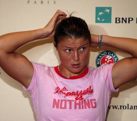 Dinara Safina (Rußland) -  (PAR20080527725) Tennis Damen French Open 2008, WTA Tour, Grand Slam, Einzelbild Roland Garros Paris