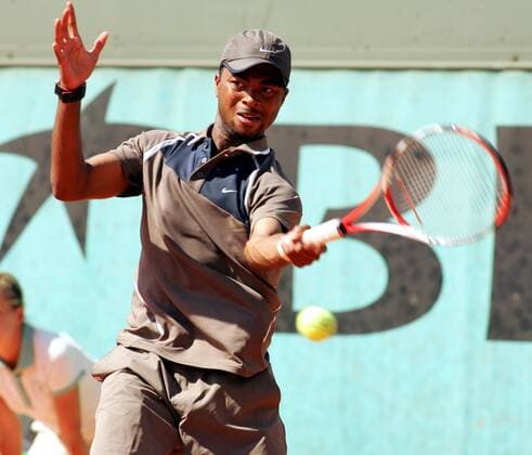 Donald Young (USA) Tennis Herren French Open 2008, ATP Tour, Grand Slam, Vdig Einzelbild Roland Garros Paris