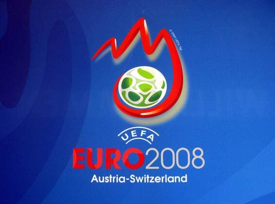 Logo der Euro 2008 Fußball EM Herren Vorschau Euro 2008, Fotostory Einzelbild Basel
