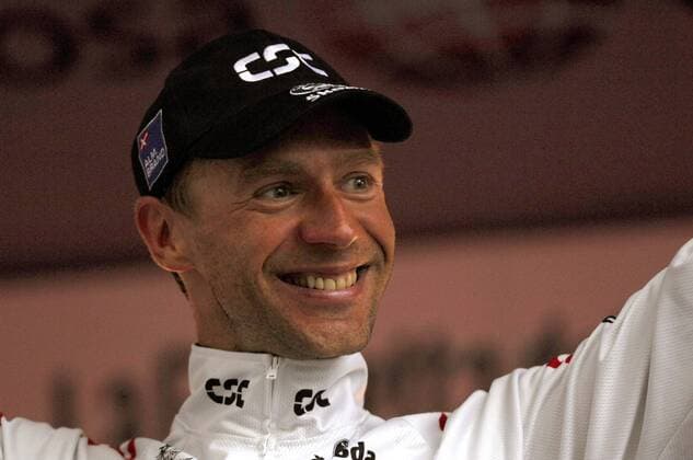 Jens Voigt (Deutschland CSC) gewinnt die 18. Etappe des Giro d Italia 2008 - Radsport Herren Giro d Italia 2008, dItalia, Straßenradsport, Straße, Rad, Einzelbild 18. Etappe: Mendrisio - Varese Freude, Radsport Herren Giro d Italia 2008, dItalia, Straßenradsport, Straße, Rad, Einzelbild 18. Etappe: Mendrisio - Varese Freude,