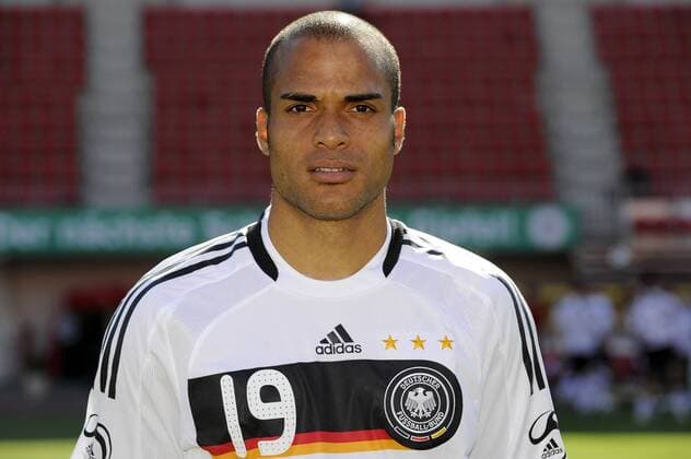 David Odonkor (Deutschland) Fußball EM Herren Vorschau Euro 2008, Nationalmannschaft, Präsentation, Pressetermin, Porträttermin Porträt