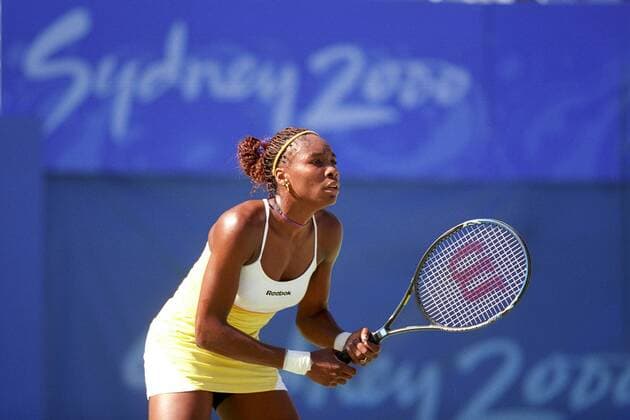 Venus Williams (USA) Tennis OS Sommer Damen Olympische Spiele 2000, Sommerspiele, Einzelbild Sydney