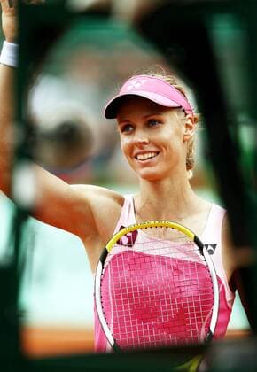 Elena Dementieva (Rußland) -  Tennis Damen French Open 2008, Grand Slam, WTA Tour Einzelbild Roland Garros Paris
