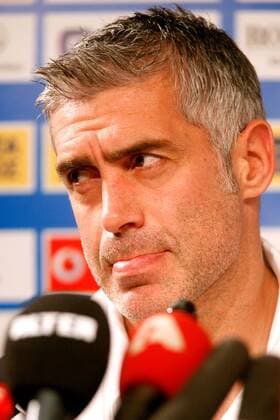 Torwart Antonios Nikopolidis (Griechenland) - Pressekonferenz -  Fußball EM Herren Vorschau Euro 2008, Nationalteam, Pressekonferenz, Pressetermin, Porträt Seekirchen Fußball EM Herren Vorschau Euro 2008, Nationalteam, Pressekonferenz, Pressetermin, Porträt Seekirchen