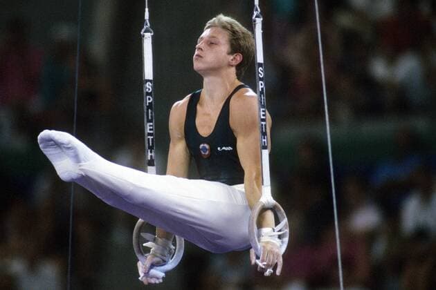 Vitali Scherbo (Rußland) Turnen OS Sommer Herren Olympische Spiele 1992, Sommerspiele, Gerätturnen Kunstturnen Einzelbild Aufnahmedatum geschätzt Barcelona Turnen OS Sommer Herren Olympische Spiele 1992, Sommerspiele, Gerätturnen Kunstturnen Einzelbild Aufnahmedatum geschätzt Barcelona