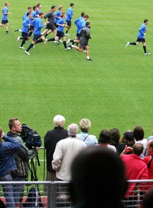 Training Russland -  Fußball EM Herren Vorschau EURO 2008, Nationalmannschaft, Totale Leogang Fußball EM Herren Vorschau EURO 2008, Nationalmannschaft, Totale Leogang