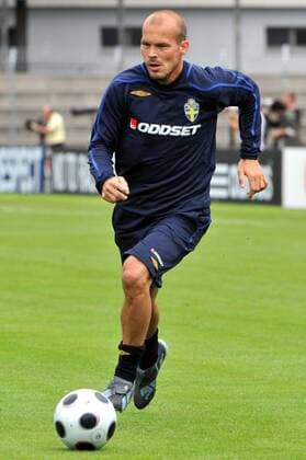 Fredrik Ljungberg (Schweden) -  Fußball EM Herren Vorschau Euro 2008, Nationalteam, Training, Vdig Einzelbild Lugano Dynamik,