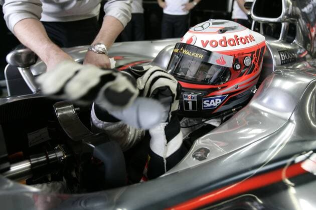 Heikki Kovalainen (Finnland McLaren Mercedes) im Cockpit seines Boliden Motorsport Grand Prix Herren Großer Preis von Kanada 2008, Formel 1 Weltmeisterschaft, F1, F, GP, WM Einzelbild Montreal