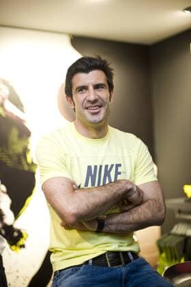 Luis Figo (Portugal) bei einem Nike Sponsorentermin - Fußball Grand Prix Herren EM 2008, Euro, Vorschau Einzelbild Zürich