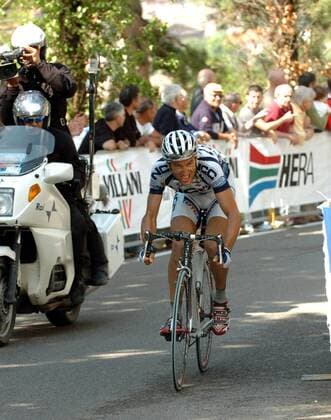 Enrico Rossi (Italien NGC Medical OTC Industria Porte) -  Radsport Herren Memorial Marco Pantani 2008, Straßenradsport, Straße, Rad, Gedenkrennen, Gedenken, Erinnerung, Einzelbild Cesenatico