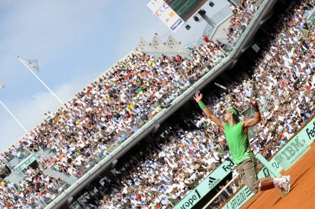 Rafael Nadal (Spanien) -  Tennis Herren French Open 2008, Grand Slam, ATP Tour, Finale Totale Roland Garros Paris Tennis Herren French Open 2008, Grand Slam, ATP Tour, Finale Totale Roland Garros Paris