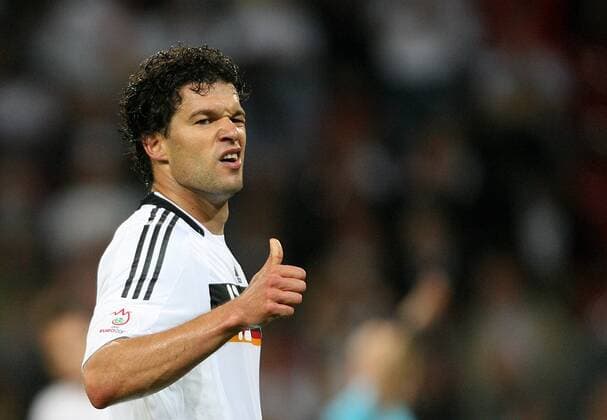 Michael Ballack (Deutschland) - Fußball Länderspiel Herren EURO 2008, EM, Nationalteam, Nationaltrikot Einzelbild Klagenfurt Fußball Länderspiel Herren EURO 2008, EM, Nationalteam, Nationaltrikot Einzelbild Klagenfurt