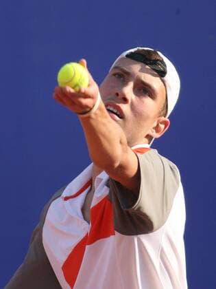 Jerzy Janowicz (Polen) -  (061008msm12) Tennis Herren Orange Open 2008, ATP Tour Einzelbild Sopot Tennis Herren Orange Open 2008, ATP Tour Einzelbild Sopot
